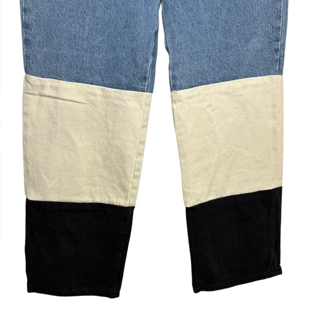 Blank NYC Baxter Color-Block Patchwork Straight L… - image 3